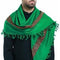 kashmiri mens woolen green shawl 100x200cms